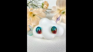 赤と青双色レジンピアス【PandaHall手作りレシピ】#shorts  #diy  #handmade   #resin  #earrings