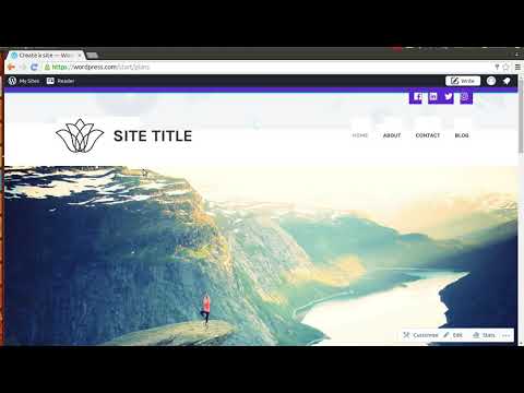 Setting Simple Web Page Using wordpress Setting Simple Web Page Using wordpress
