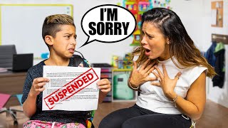 Telling My Parent's i Got SUSPENDED From SCHOOL!! | The Royalty Family