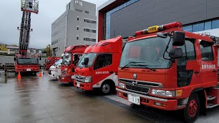 (消防車両紹介) 長野市消防局中央消防署 引退予定のレンジャーに今年配備のはしご車も！