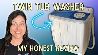 Budget Portable Washer Review 💦 Auertech 28lb Twin Tub (Full Walkthrough)