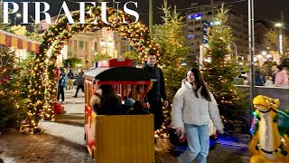 Windy Piraeus Christmas Walk