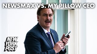 Newsmax anchor walks out of live interview with My Pillow’s Mike Lindell | New York Post