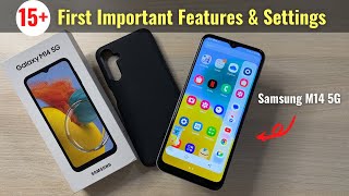 Samsung Galaxy M14 5G - First 15 Important Features & Settings