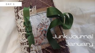 Junk Journal January | Ep. 1| Cover #junkjournaljanuary2025