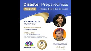 Ammucare-Webinar on Disaster Preparedness