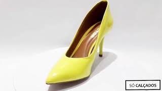 Scarpin Factor Fashion 8101 Verniz - Salto de 8cm