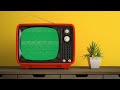 Old TV Green Screen | 4K | Global Kreators