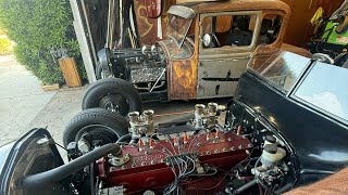 Ford Flathead v8 vs packard flathead straight 8🔥🔥🔥which one do you like????please comment