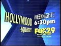 wftc tv fox 29 hollywood squares promo 1999