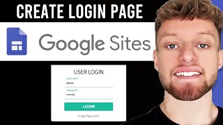 How To Create a Login Page in Google Sites (Password Protect a Page)