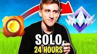 Solo Bronze to Unreal in ONE STREAM (24 Hours Fortnite Ranked)