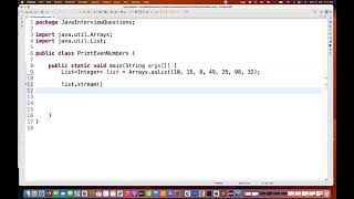 Find out all the even numbers that exist in the list using Stream functions? #shorts