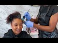 look at what this smoothing treatment did to her hair must watch