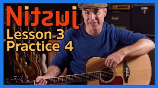 Nitsuj Learning Guitar. Lesson 3 Practice 5 Justin Guitar Beginner Course 2020