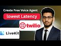 How to configure Twilio with Livekit | Create a free outbound call with Livekit and Twilio