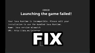 HOW TO FIX Minecraft "Your Java Runtime is Incompatible" Java 16 1.16.1