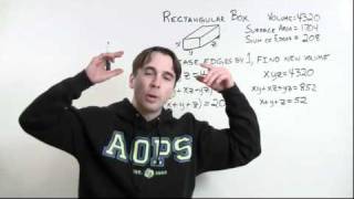 MATHCOUNTS Mini #16 - Relationships Between a Box's Dimensions, Volume and Surface Area