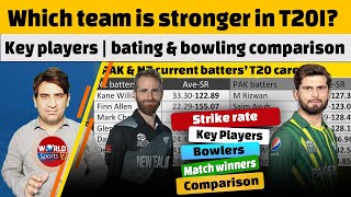 Which team is stronger? | Pakistan vs New Zealand T20 2024 | Players’ comparison