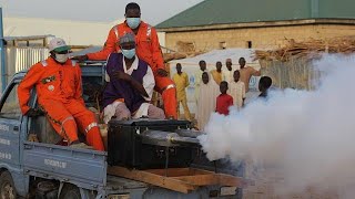 Nigerian authorities fumigate IDP camp in Maiduguri to stem virus spread [No Comment]