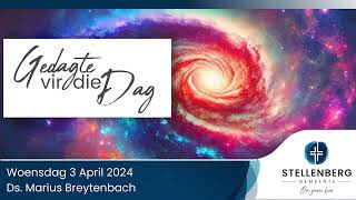 Dagstuk | Woensdag 3 April 2024