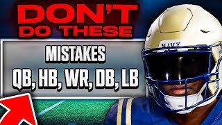 Don’t EVER Make These Position Changes in CFB 26