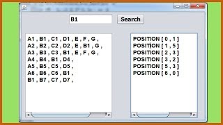 Java - How To Search A Value In A Multidimensional Array In Java NetBeans [ with source code ]