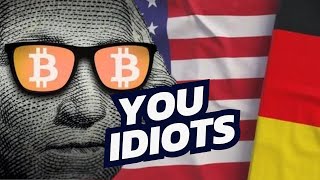 USA & Germany Selling Their Bitcoin Is So Dumb