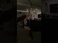 cumisha amado porn star on stripper pole with anastasia at