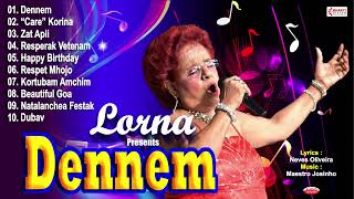 Dennem - Lorna | Top 10 Golden Hits of Lorna | Superhit Konkani Goan Songs