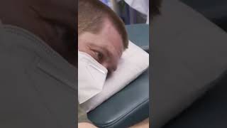 Patient Almost Falls Asleep During Pimple Pop #shorts #drpimplepopperthisiszit