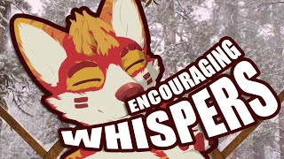 [Furry ASMR] Fox Whispers Encouraging Words for your Comfort 🎄 (3DIO/Ear Rubs)