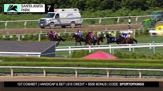 Whatmakessammyrun wins the Desert Code Stakes on Sunday June 6th, 2021 at Santa Anita Park.