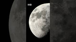 把月亮放大600倍数是什么样子 #天文 #天文望远镜 #月亮 #探索宇宙 #宇宙星系科普