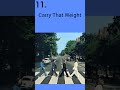 Abbey Road Songs Ranked