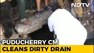 Puducherry Chief Minister Gets His Hands Dirty, Video Is Viral