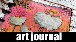 ART JOURNAL | distress oxide sprays and collage