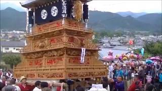 2016西条祭り　石岡神社祭礼　20番屋台　西之原