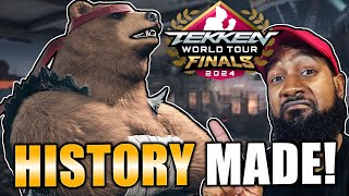 HISTORY is Made at Tekken World Tour 2024! GRAND FINALS Reaction!