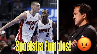 Spoelstra ‘blows the game,’ turning Herro’s explosive 40p night into nothing as Heat fall to Detroit