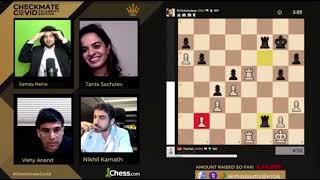 NIKHIL KAMATH v/s VISHY ANAND END GAME (CHEATING CONTROVERSY)