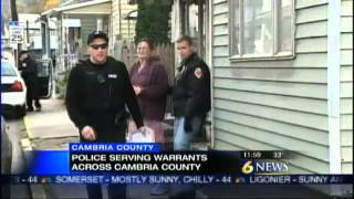 Police conduct sweeps throughout Cambria County