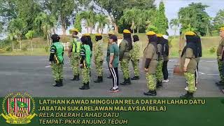 LATIHAN KAWAD MINGGUAN RELA DAERAH LAHAD DATU