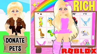 Spoiled Rich Girl Pretends To Be Poor To Steal Money A Roblox Story - poor to popular transformation a roblox story youtube