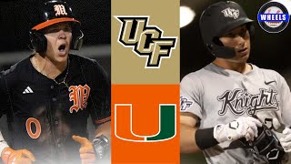 UCF vs #23 Miami (MUST WATCH, AMAZING GAME!) | 2026 College Baseball Highlights