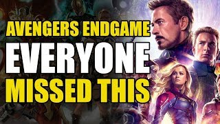 Avengers Endgame: Everyone Missed This