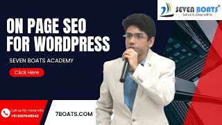 How to do On-page SEO for WordPress Website | WordPress SEO Tips | WordPress SEO | Seven Boats