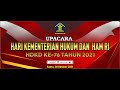 UPACARA HARI KEMENTERIAN HUKUM DAN HAM RI