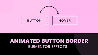 Animated Elementor Button Effect on Hover | WordPress Elementor Pro Tutorial | Elementor Tricks