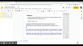 How to solve a CryptoQuip Challenge A